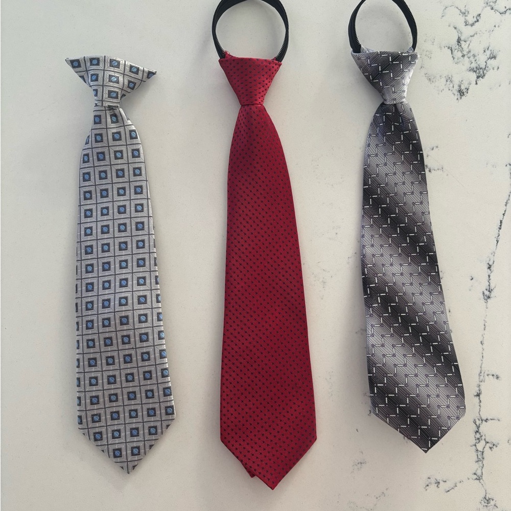 Set of Three Children’s Ties